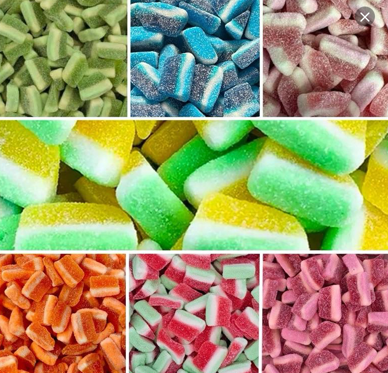 Mixed Fizzy Fruit Slices