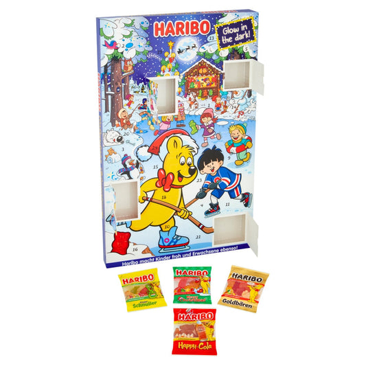 Haribo Advent Calendar 300g - Glow In The Dark